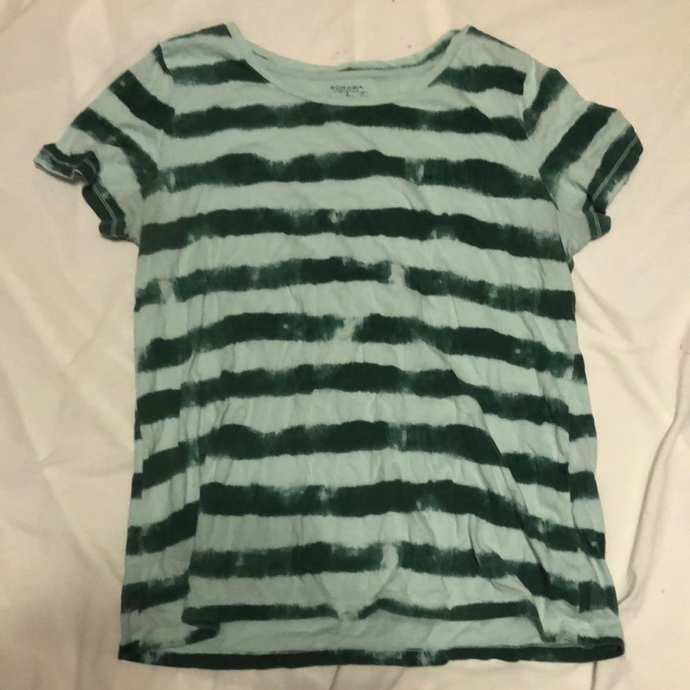 green striped SONOMA life + style “Everyday Tee”